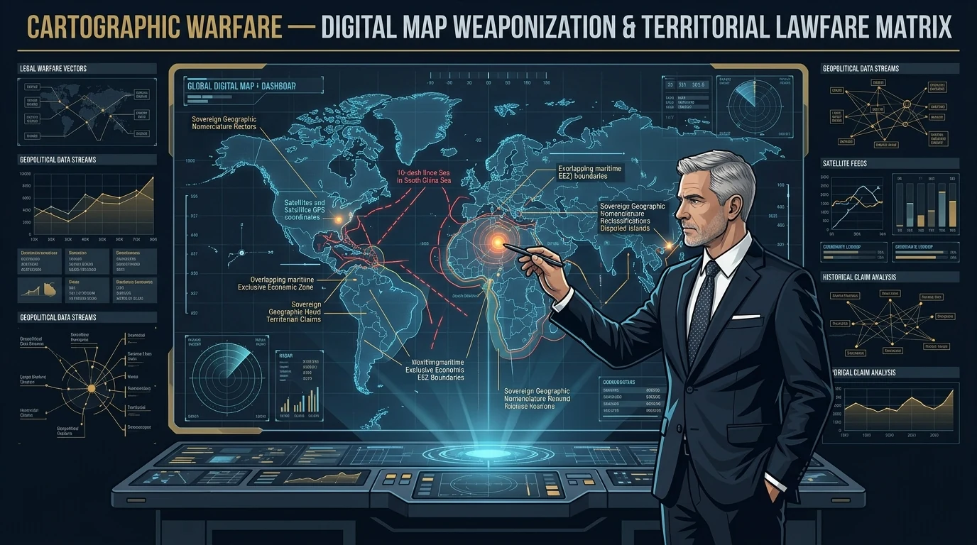 Cartographic Warfare: How Revisionist States Weaponize Digital Maps and Territorial Nomenclature Without Firing a Shot