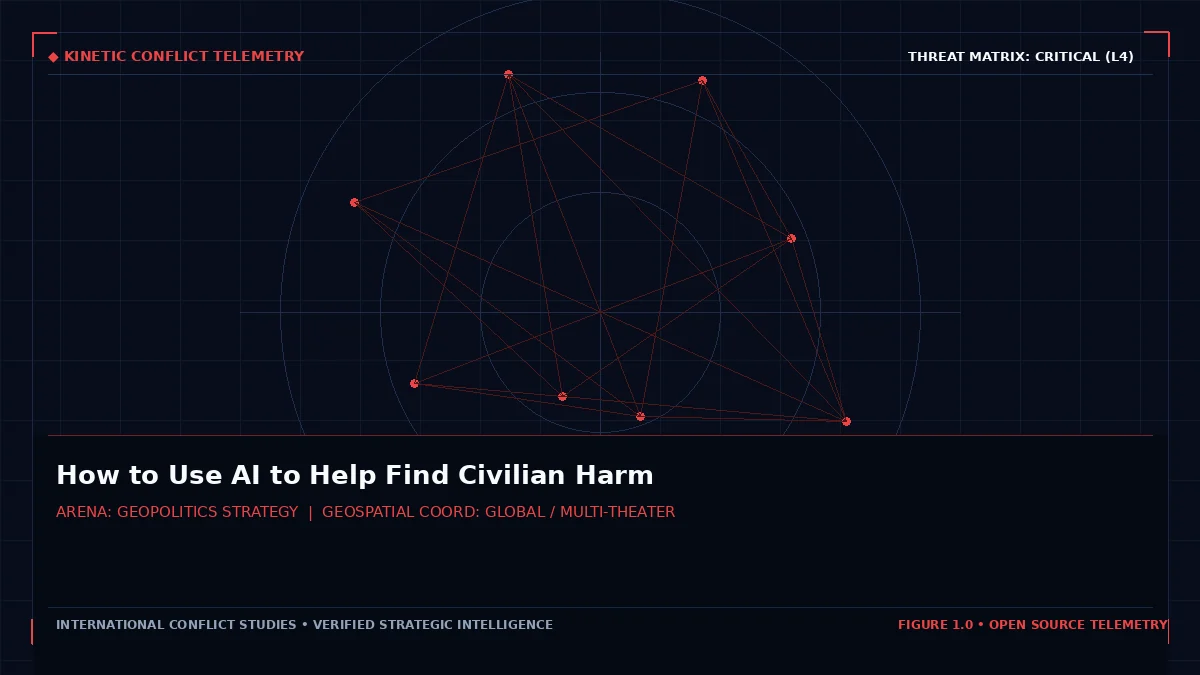 How to Use AI to Help Find Civilian Harm - Tactical intelligence visual and operational telemetry