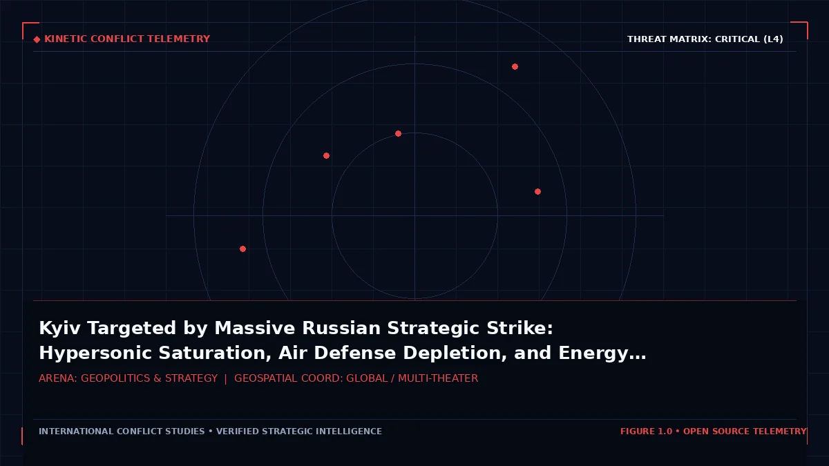 Kyiv Targeted by Massive Russian Strategic Strike: Hypersonic Saturation, Air Defense Depletion, and Energy Grid Vulnerability