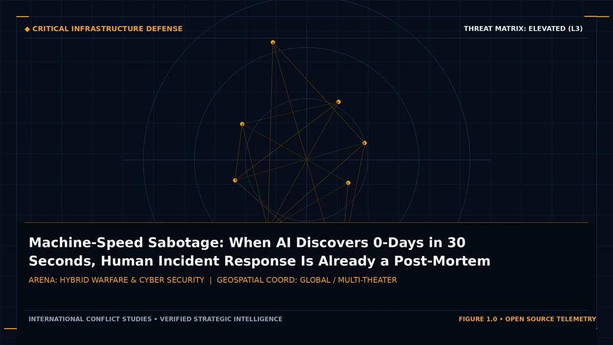 Machine-Speed Sabotage: When AI Discovers 0-Days in 30 Seconds, Human Incident Response Is Already a Post-Mortem