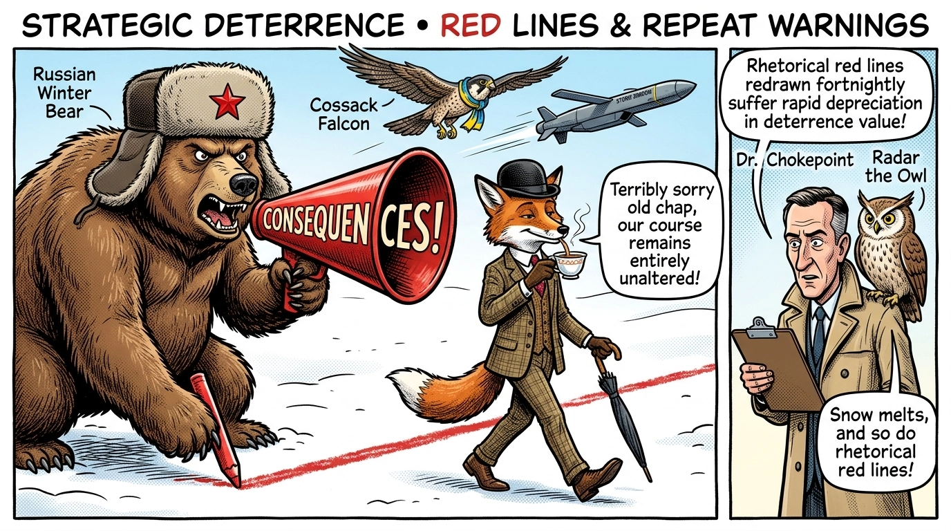 Moscow Threat of 'Consequences' Will Not Alter UK Support for Ukraine, Leadership Reaffirms - Tactical intelligence visual and operational telemetry