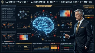 Agentic Warfare & The Narrative Weapon: How Autonomous AI Agent Swarms Replace Physical Conflict