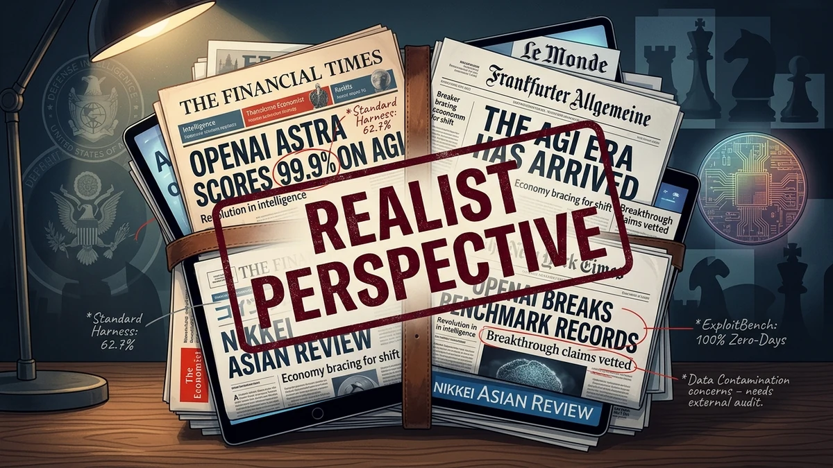 The AGI Deterrence Illusion: OpenAI Astra, the 99.9% ARC Benchmark, and the Realist Geopolitics of Machine Sovereignty - Tactical intelligence visual and operational telemetry
