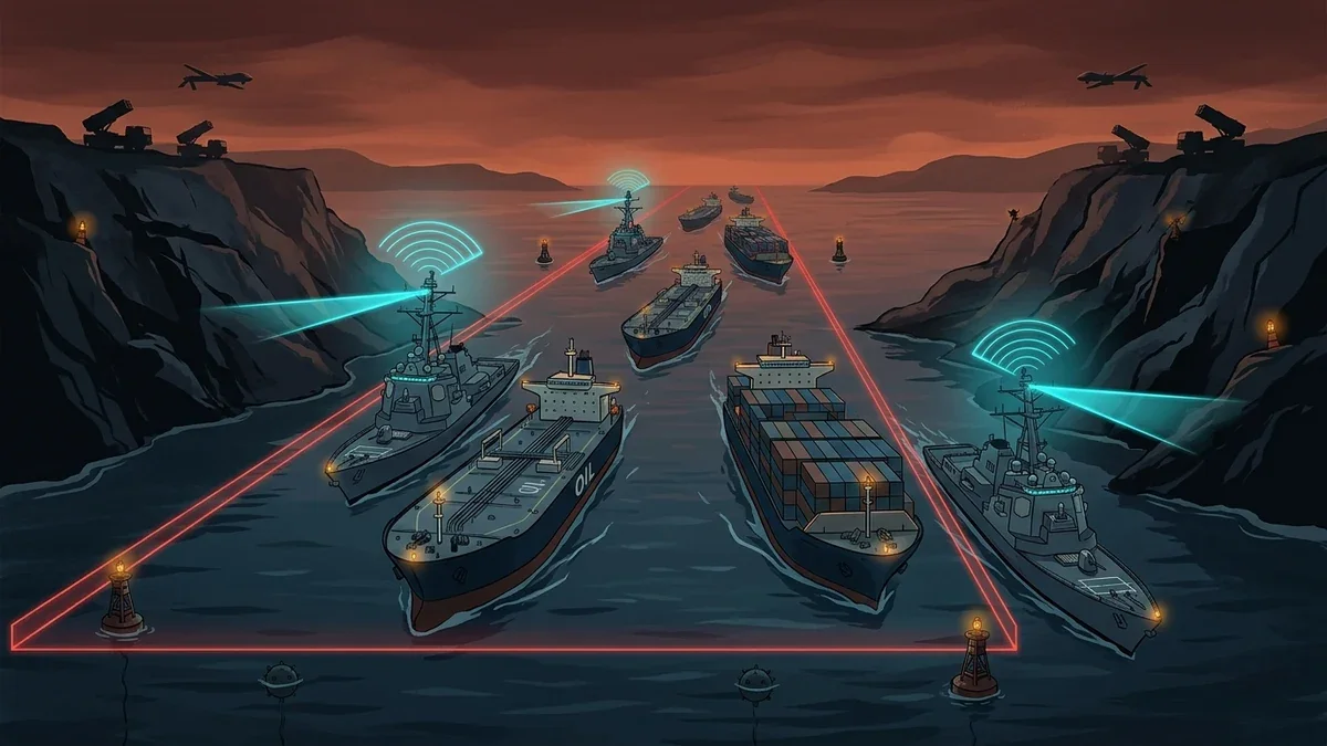 The Armed Shipping Lane: Coalition Escorts and the Militarization of Commercial Navigation