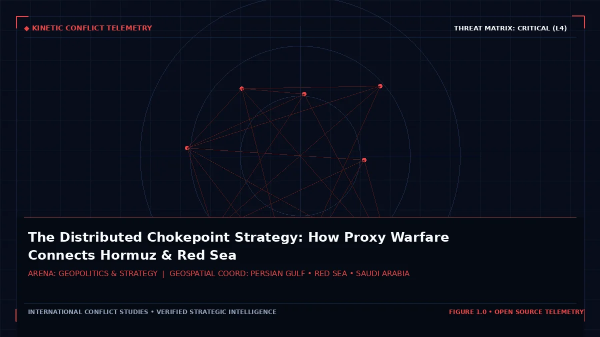The Distributed Chokepoint Strategy: How Proxy Warfare Is Connecting Hormuz, the Red Sea, and Gulf Energy Infrastructure