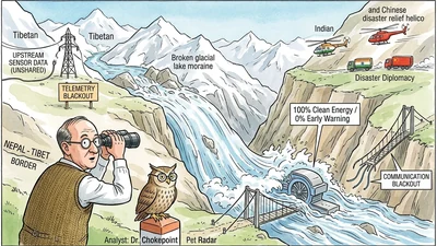 The Himalayan Chokepoint: How a Tibet Glacial Collapse Paralyzed Nepal's Energy Grid and Exposed Transboundary Vulnerabilities