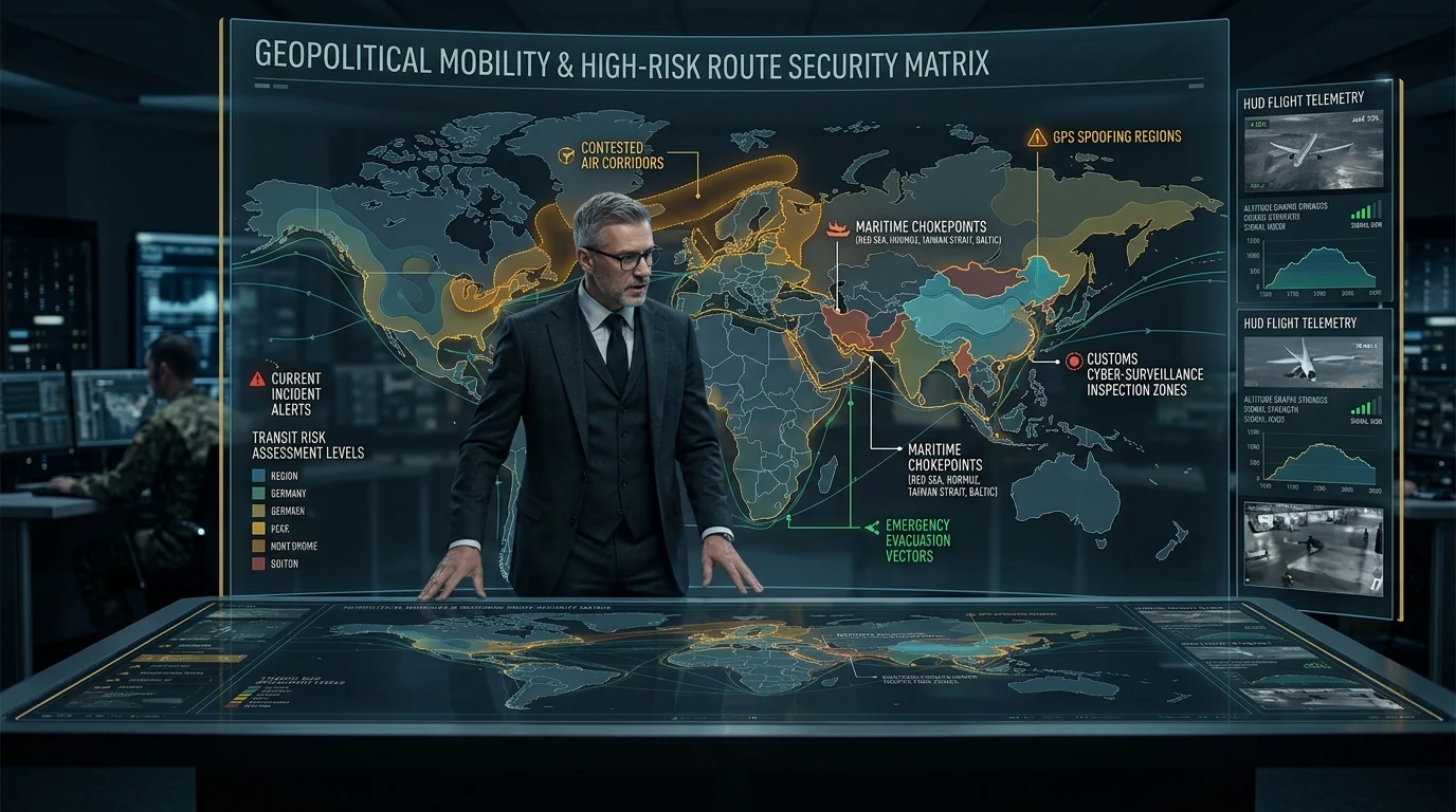 Why Cheap Travel Is Not a Defence: Geopolitical Risk, Airspace Closures, and Frontier Mobility - Tactical intelligence visual and operational telemetry